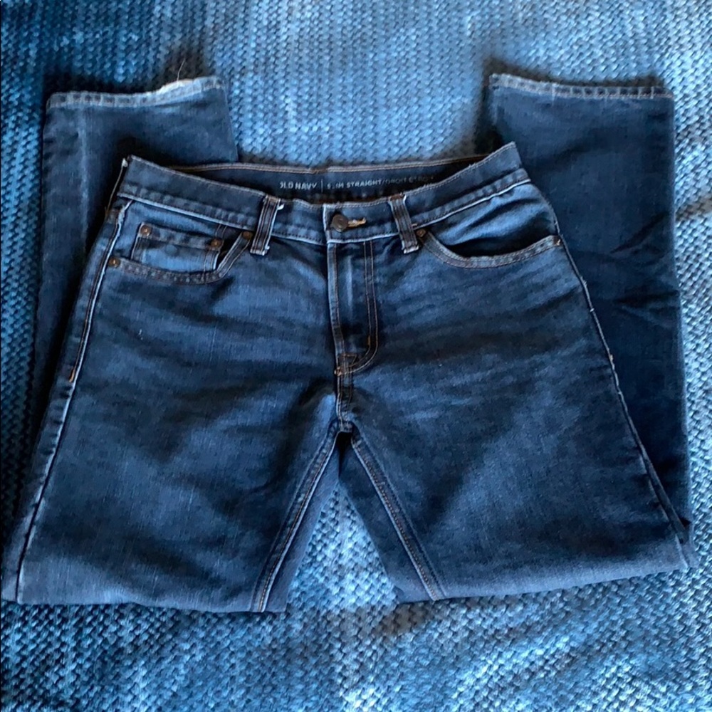 5/$15 Old Navy Slim Straight Jeans 30x30
